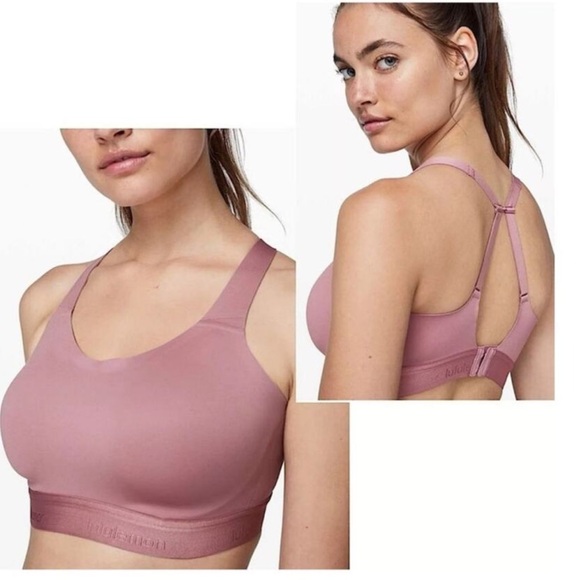 Lululemon Fine Form Mauve Molded Cups High Coverage Sports Bra - Picture 1 of 14